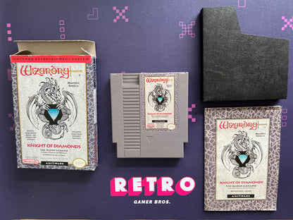 Wizardry II: Knight of Diamonds: The Second Scenario - NES Game