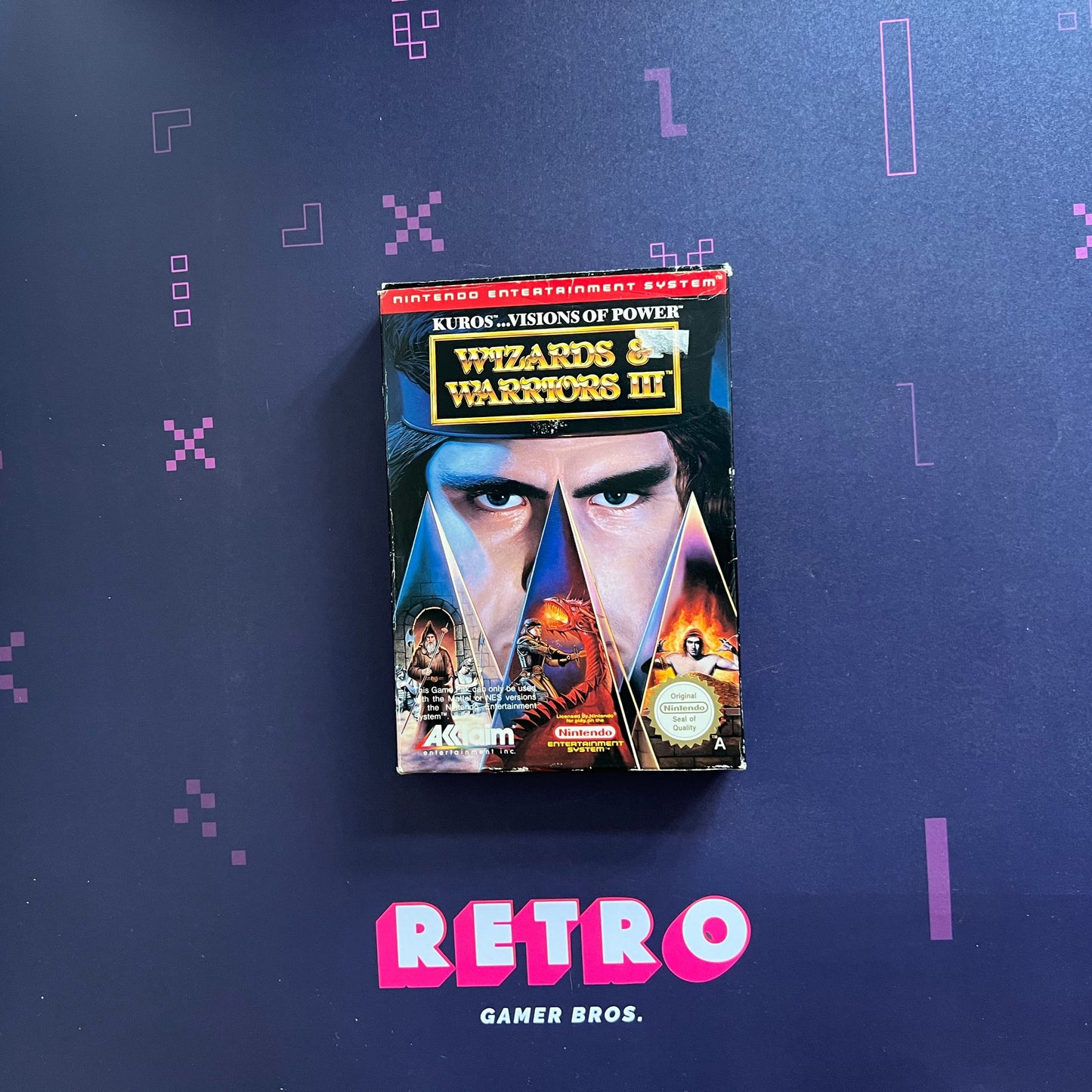 Wizards & Warriors III: Kuros Visions of Power -  NES Game