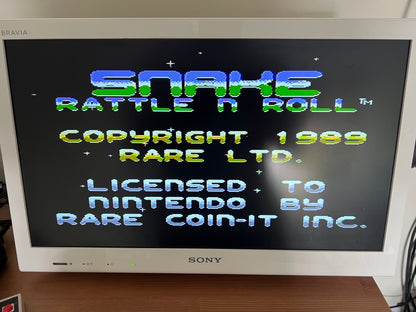 SnakeRattle N Roll - NES Game