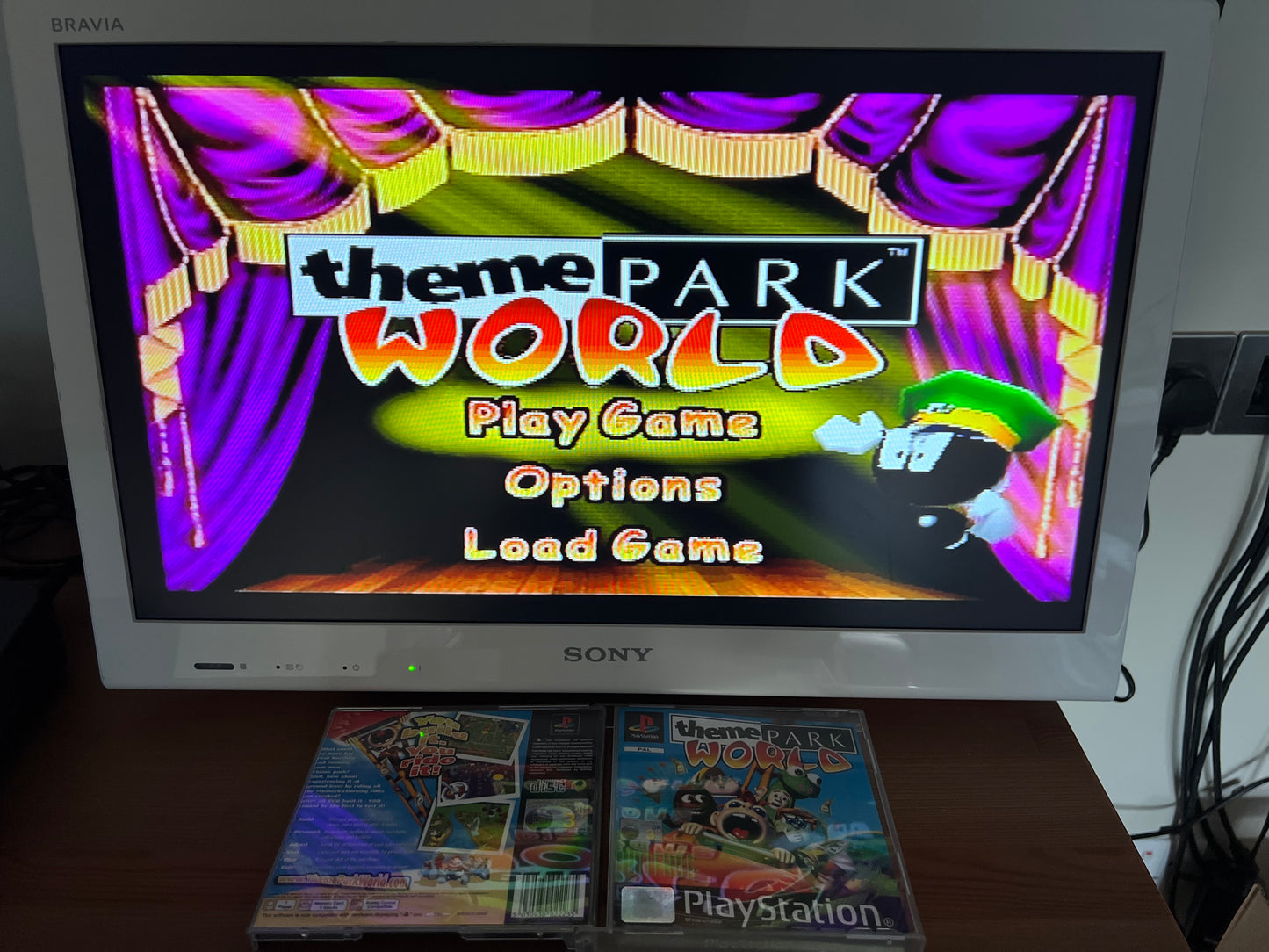 Theme Park World - PS1 Game