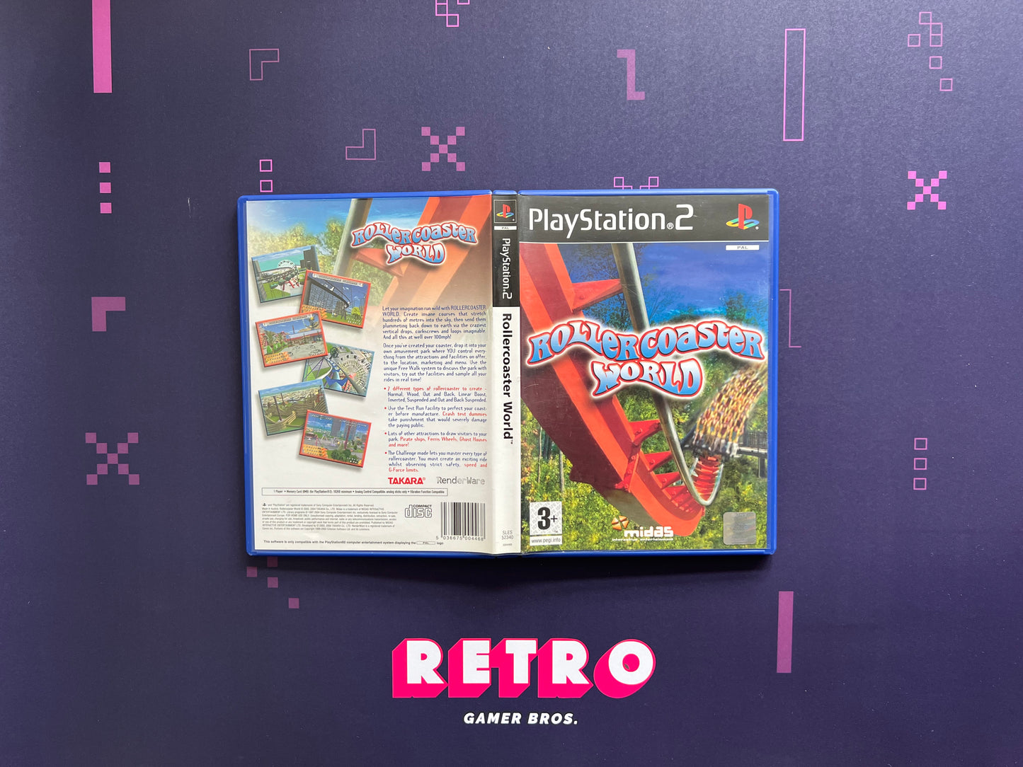 Rollercoaster World - PS2 Game