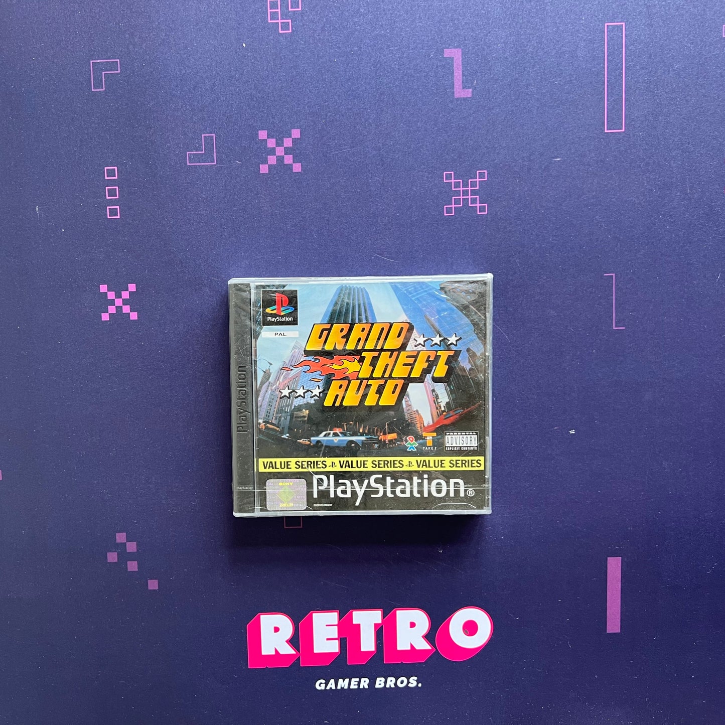 Grand Theft Auto - PS1 Game - Sealed with Rips