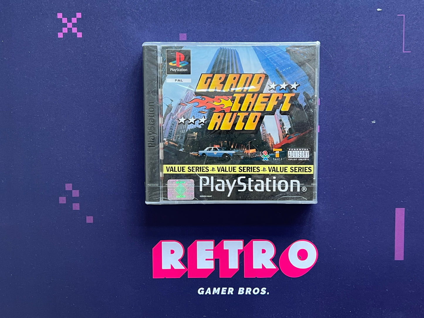Grand Theft Auto - PS1 Game - Sealed with Rips