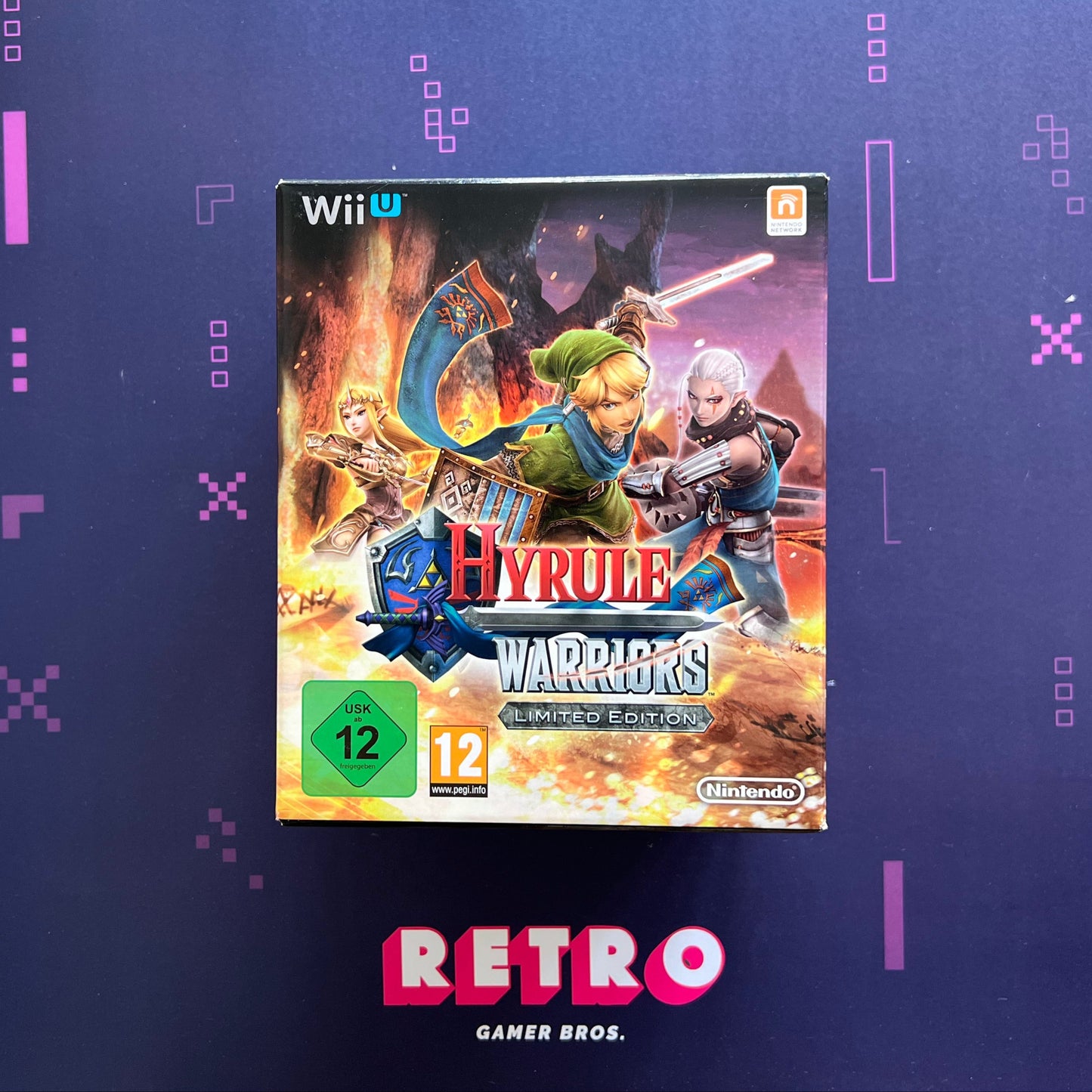 Hyrule Warriors - Opened Box Set with Sealed Game - Wii U