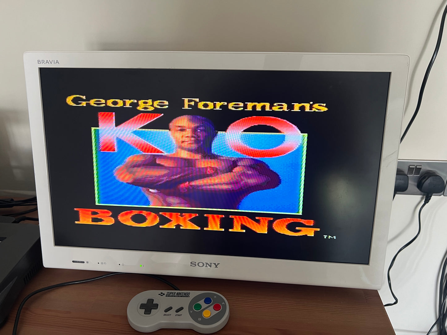 George Foreman's KO Boxing PAL - SNES Game