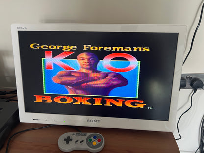 George Foreman's KO Boxing PAL - SNES Game