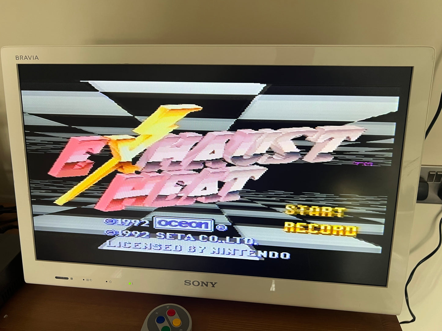 Exhaust Heat PAL - SNES Game