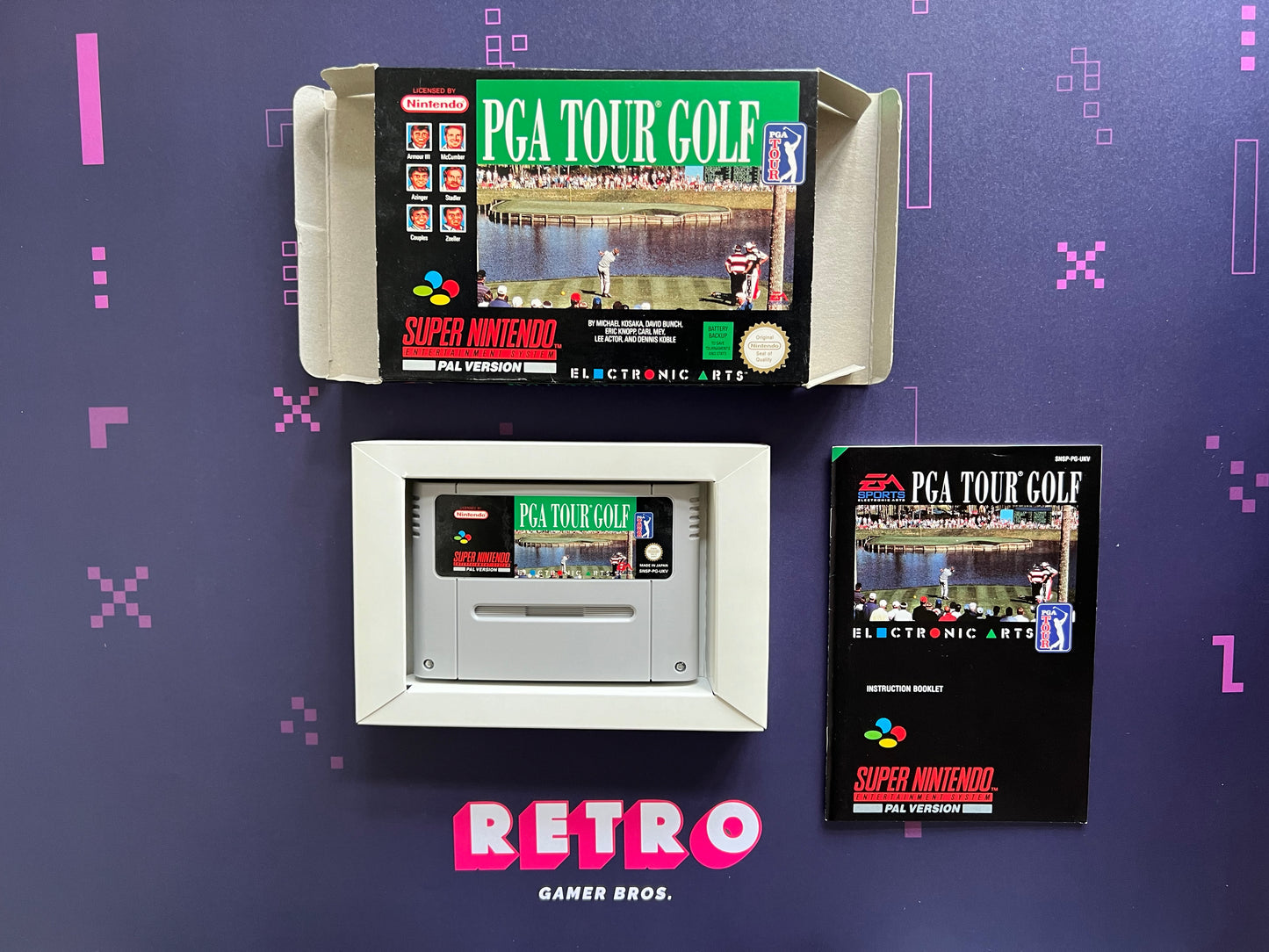 PGA Tour Golf PAL - SNES Game