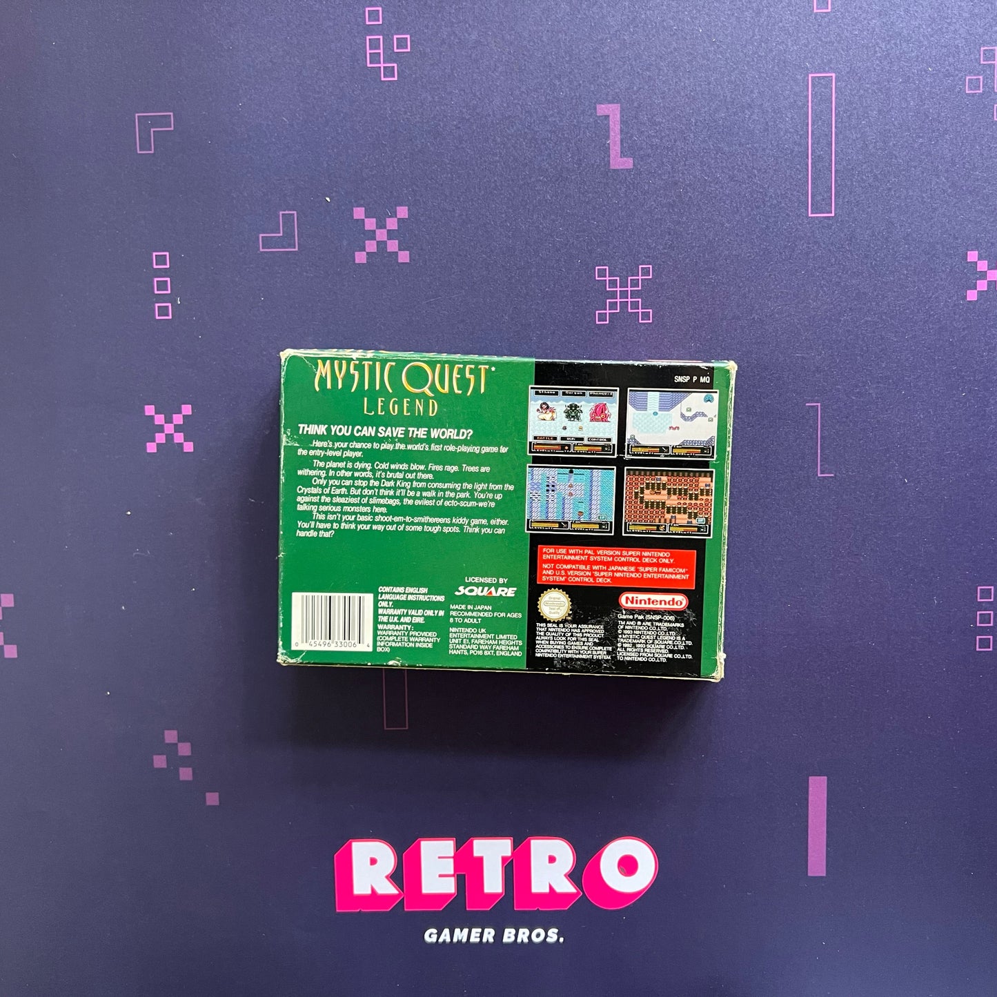 Mystic Quest Legend PAL - SNES Game