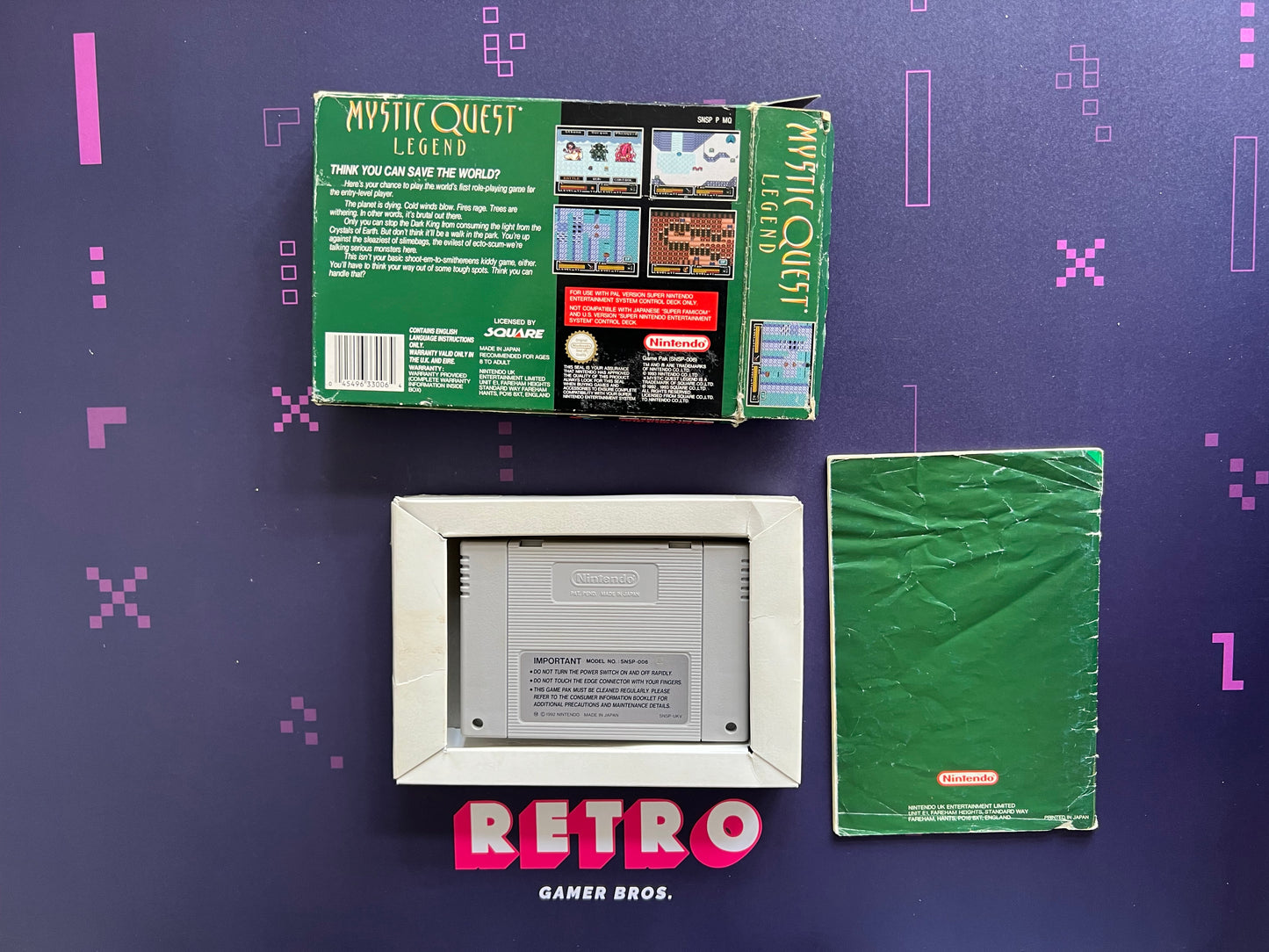 Mystic Quest Legend PAL - SNES Game