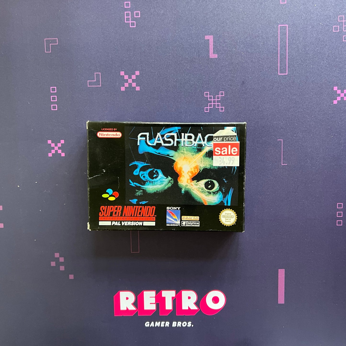 Flashback The Quest for Identity PAL - SNES Game