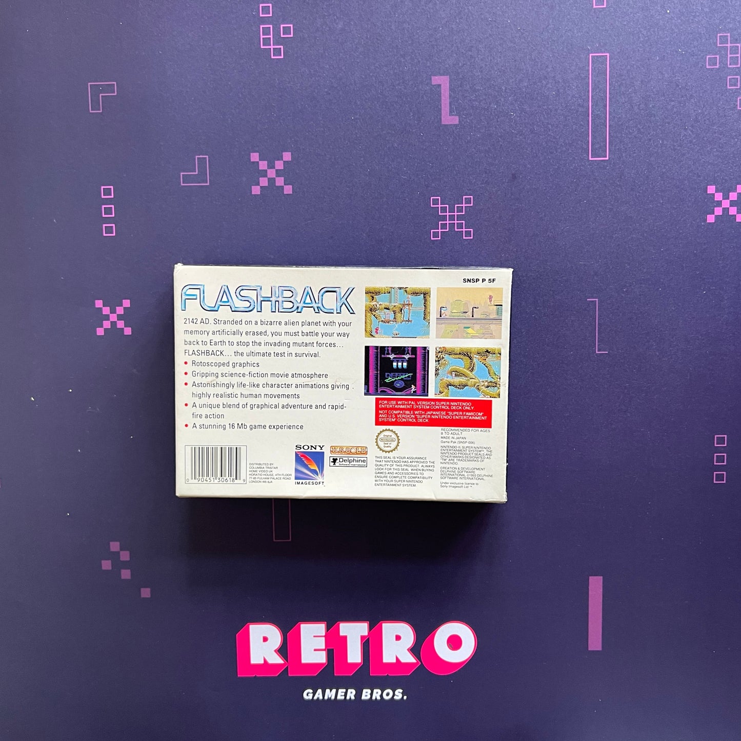 Flashback The Quest for Identity PAL - SNES Game