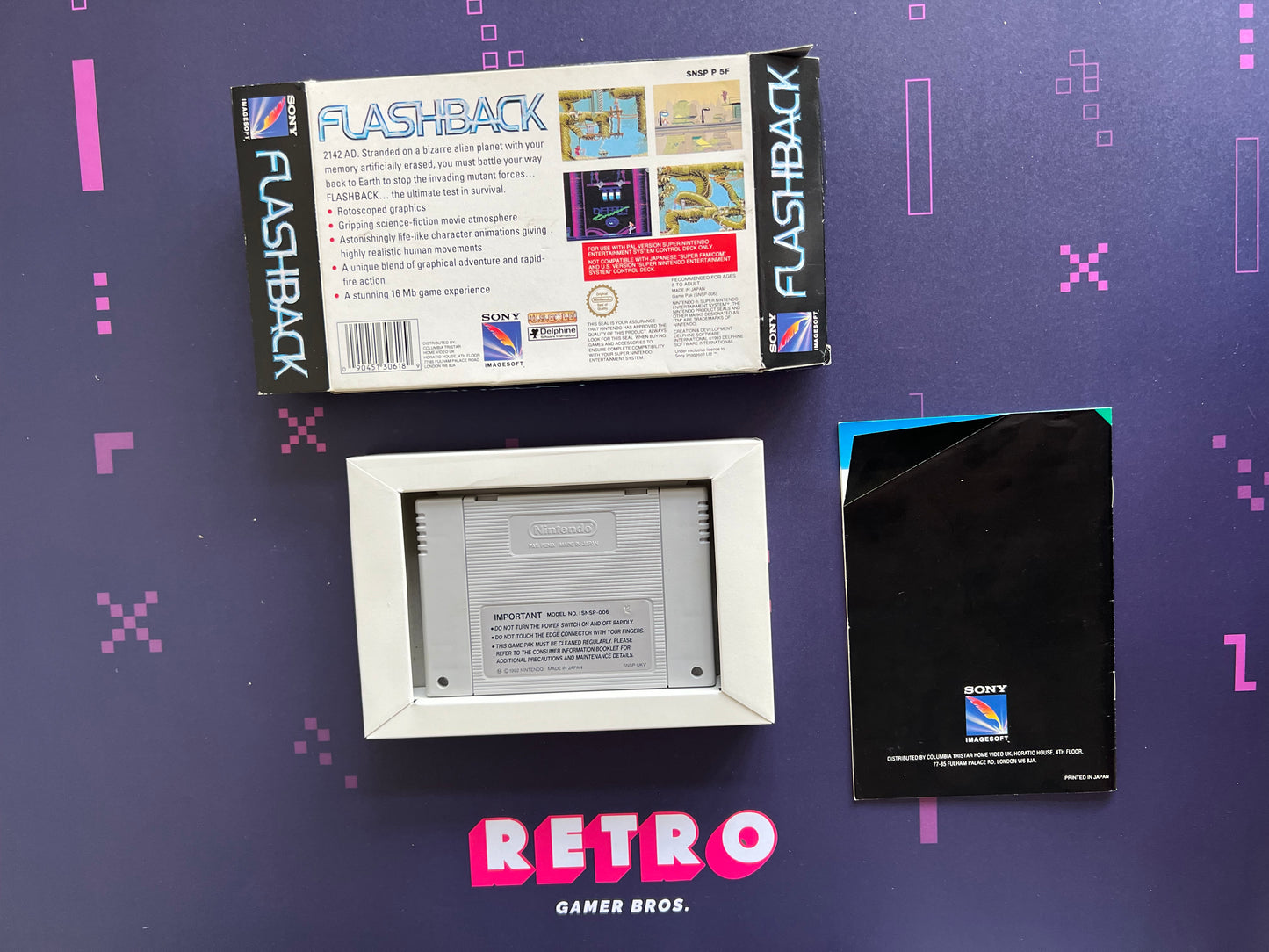 Flashback The Quest for Identity PAL - SNES Game