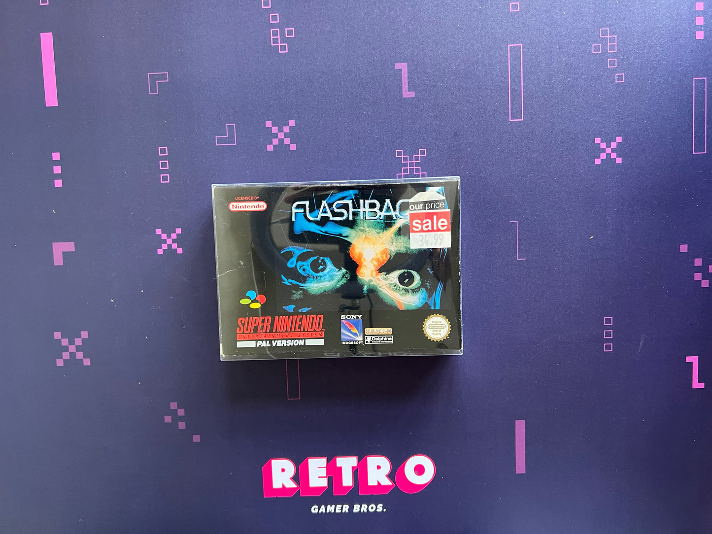 Flashback The Quest for Identity PAL - SNES Game