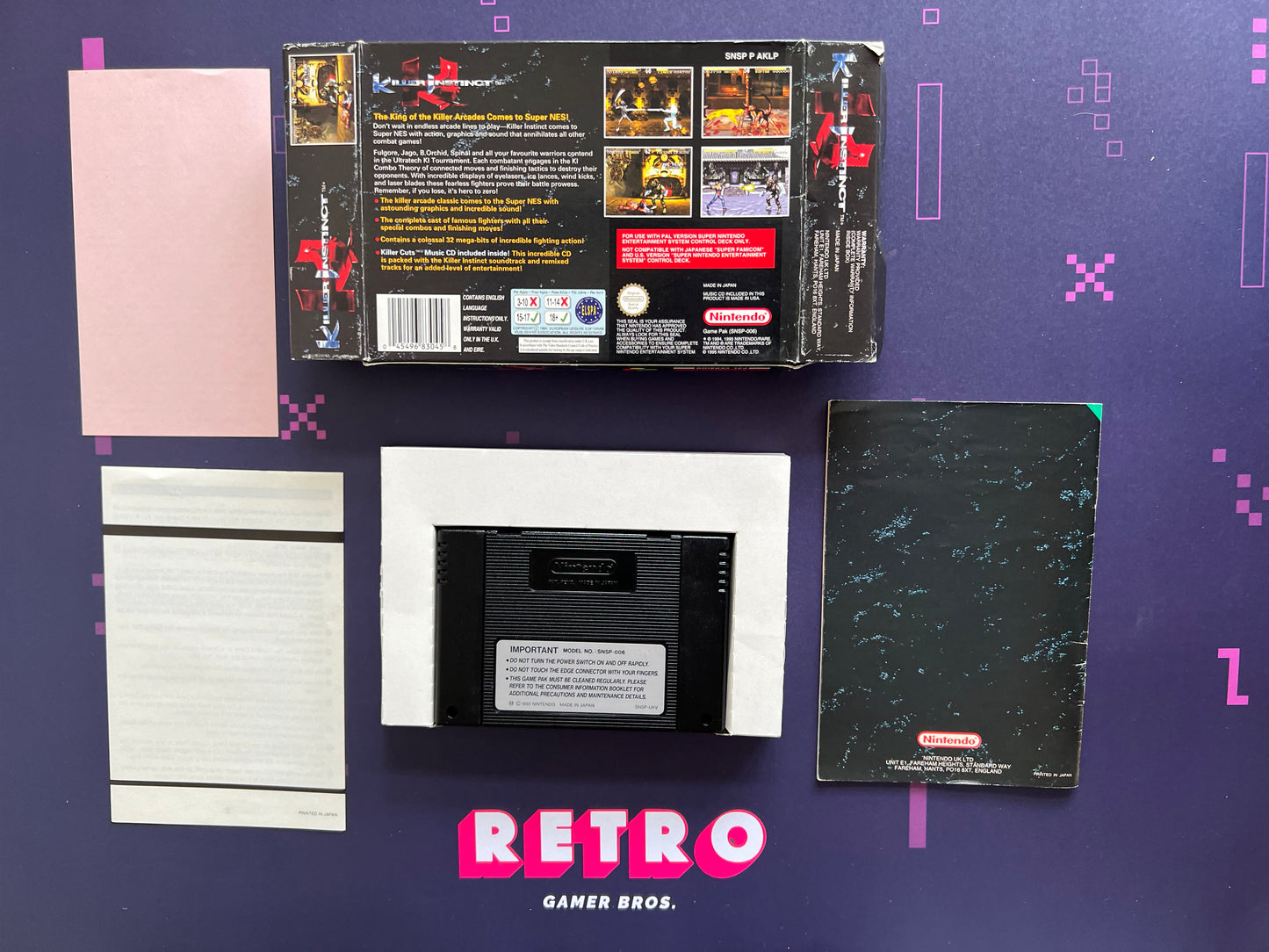 Killer Instinct PAL - SNES Game