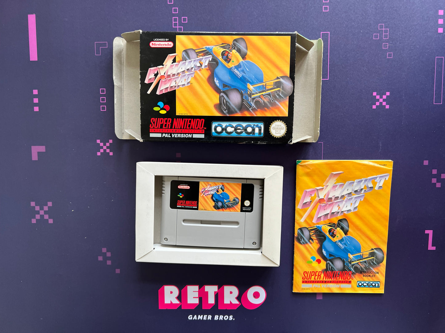 Exhaust Heat PAL - SNES Game
