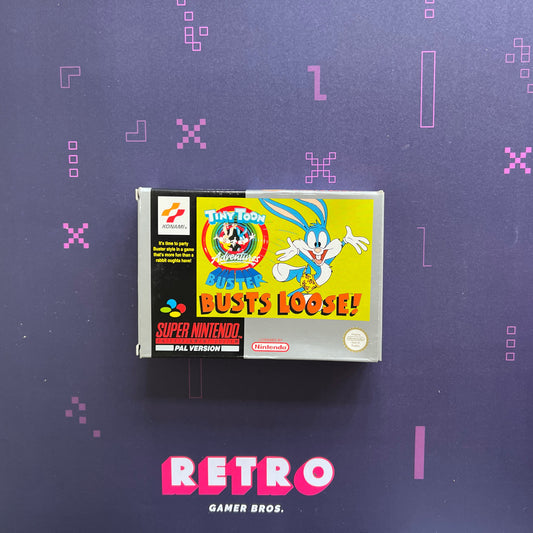 Tiny Toon Adventures Buster Busts Loose PAL - SNES Game