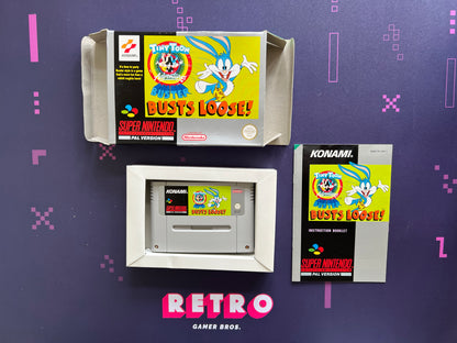 Tiny Toon Adventures Buster Busts Loose PAL - SNES Game
