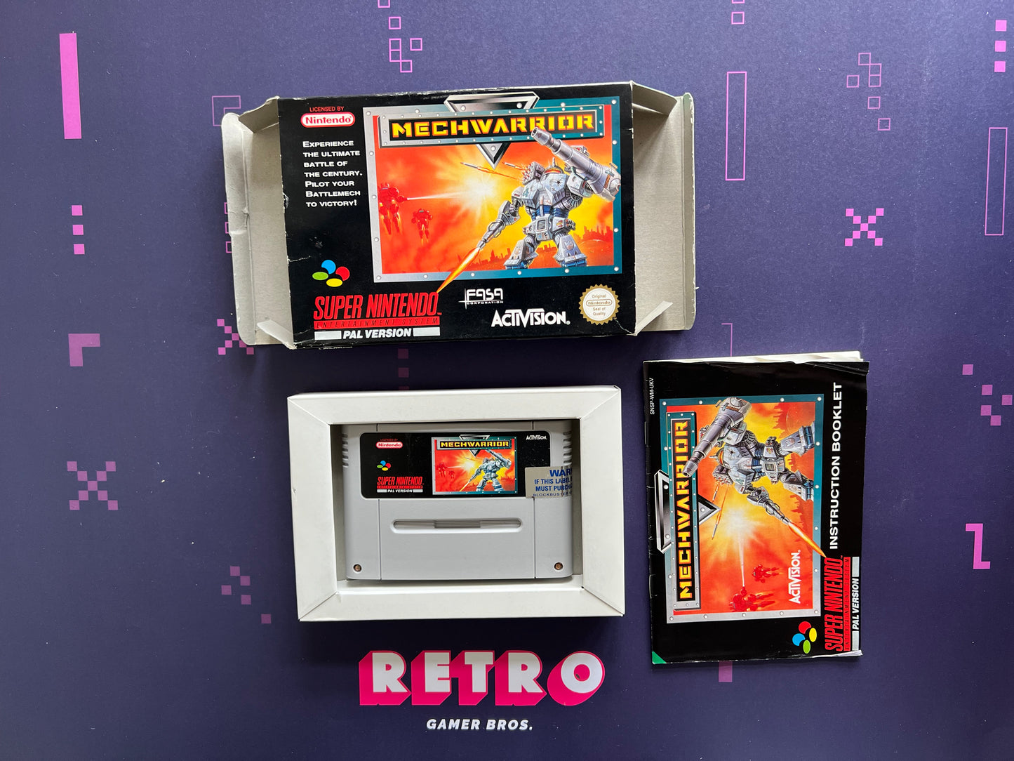 MechWarrior PAL - SNES Game