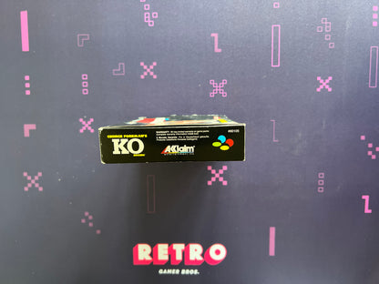 George Foreman's KO Boxing PAL - SNES Game