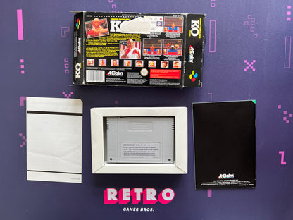 George Foreman's KO Boxing PAL - SNES Game