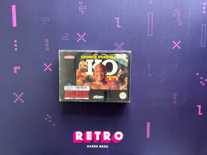 George Foreman's KO Boxing PAL - SNES Game