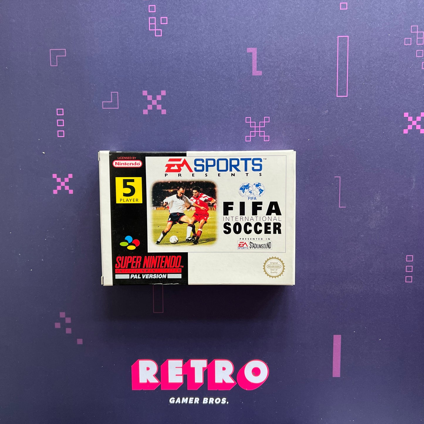 FIFA International Soccer PAL - SNES Game