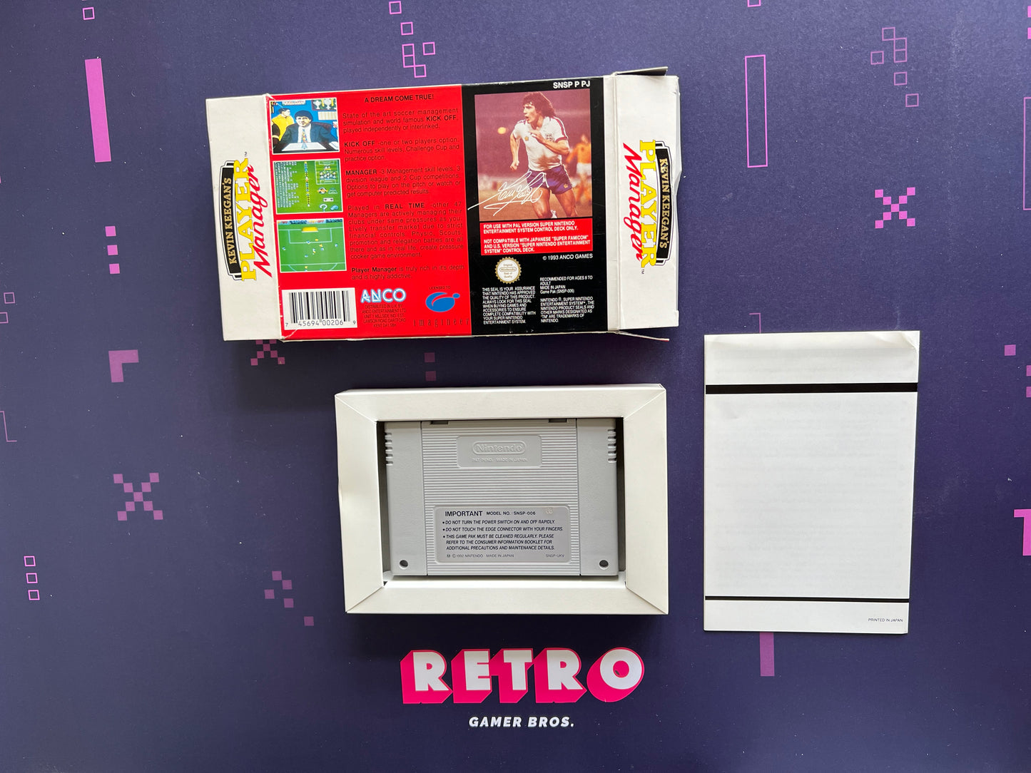 Kevin Keegan's Player Manager PAL - SNES Game