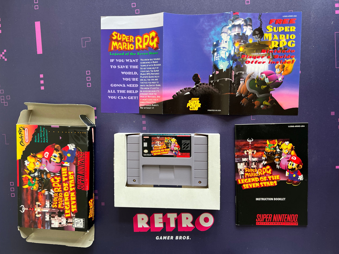 Super Mario RPG Legend of the Seven Stars NTSC-U/C - SNES Game
