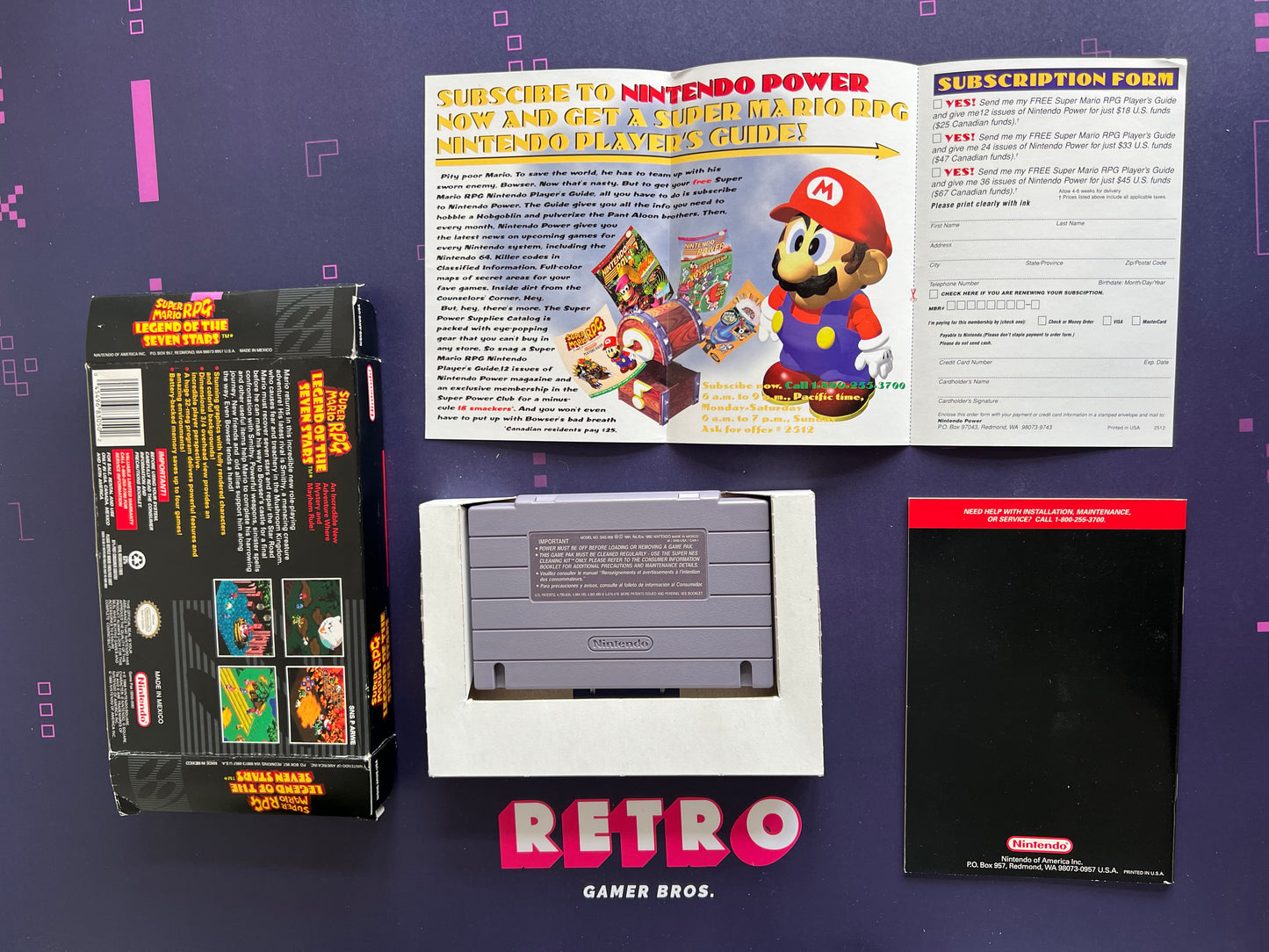 Super Mario RPG Legend of the Seven Stars NTSC-U/C - SNES Game