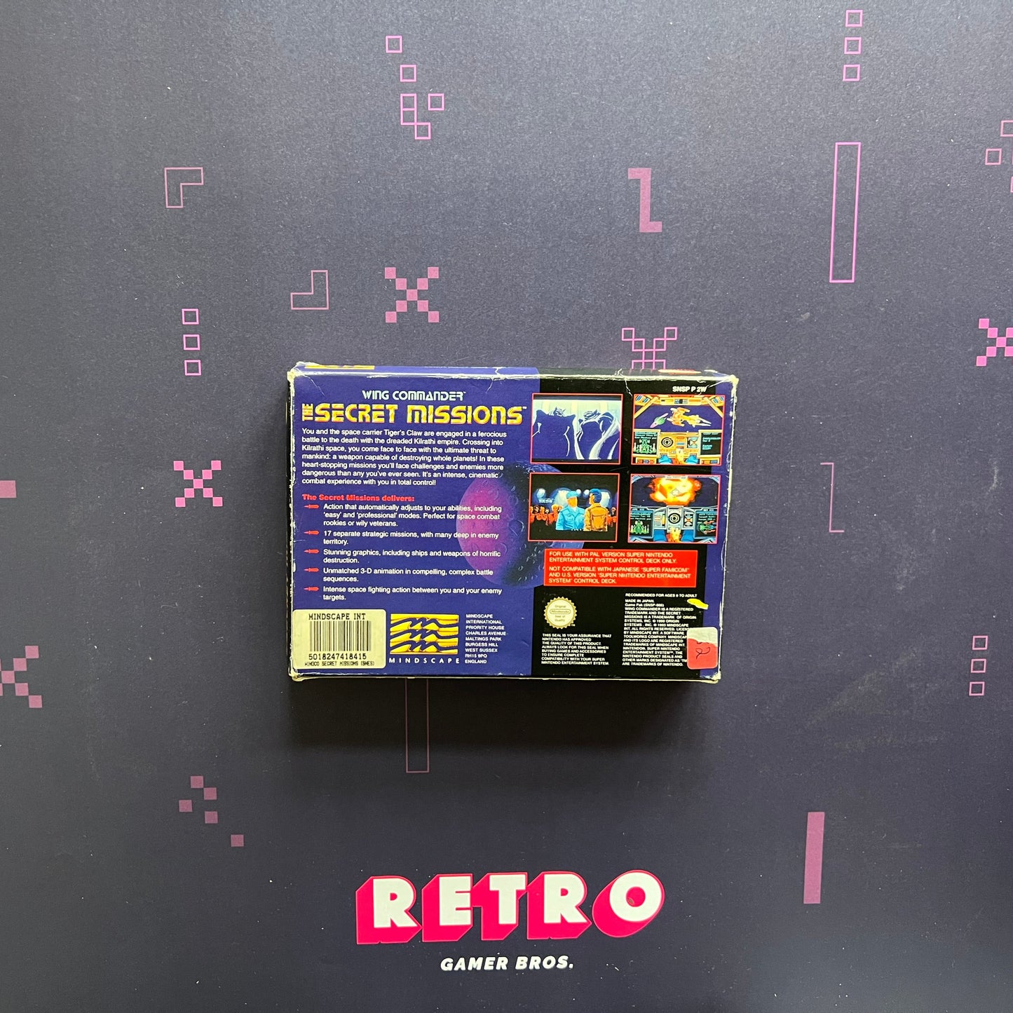 Wing Commander: The Secret Missions PAL - SNES Game