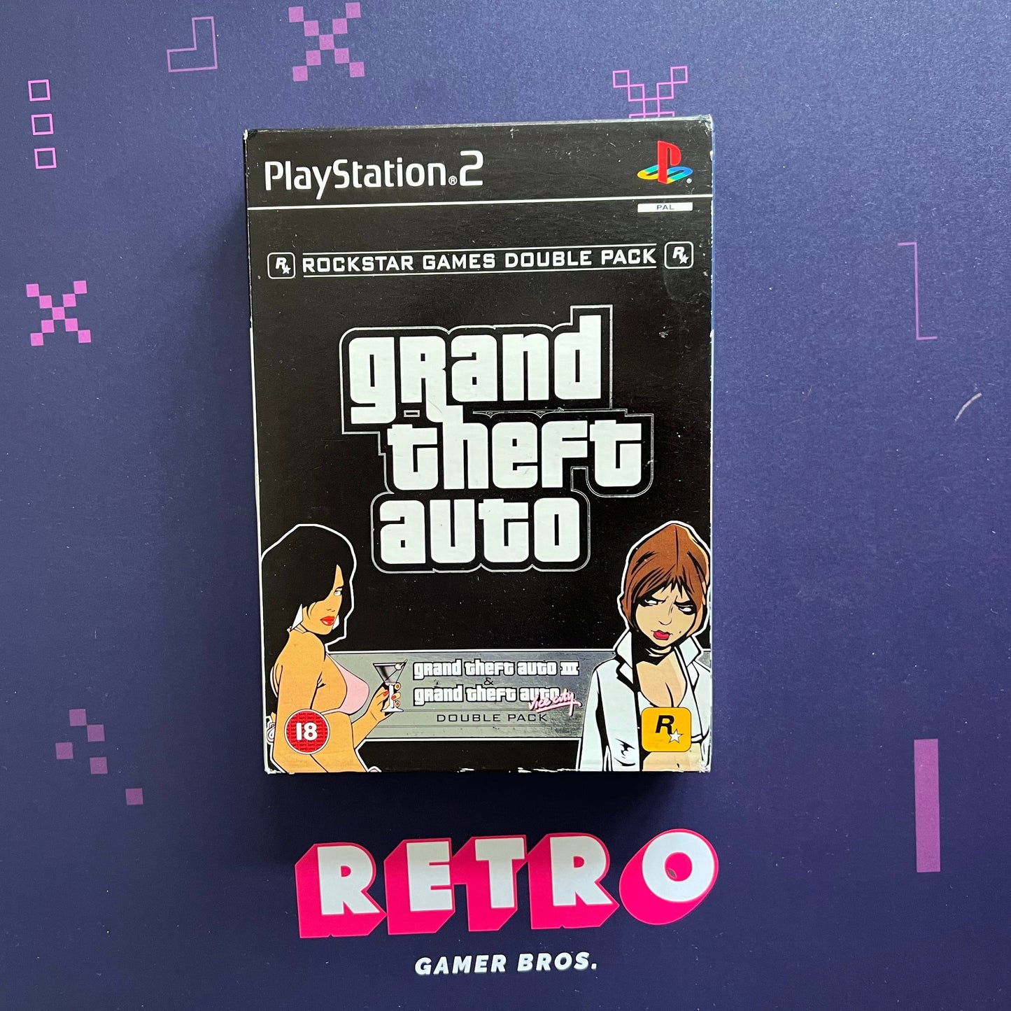 Grand Theft Auto Double Pack - PS2 Game