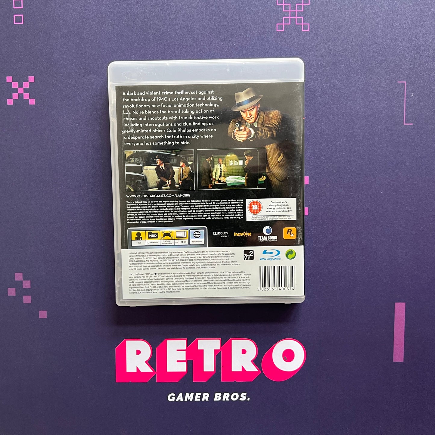 L.A. Noire - PS3 Game