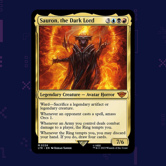 Magic: The Gathering -  Sauron, the Dark Lord LTR (0224) Non-Foil