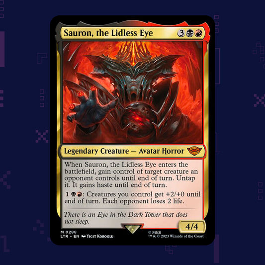 Magic: The Gathering -  Sauron, the Lidless Eye LTR (0288) Foil