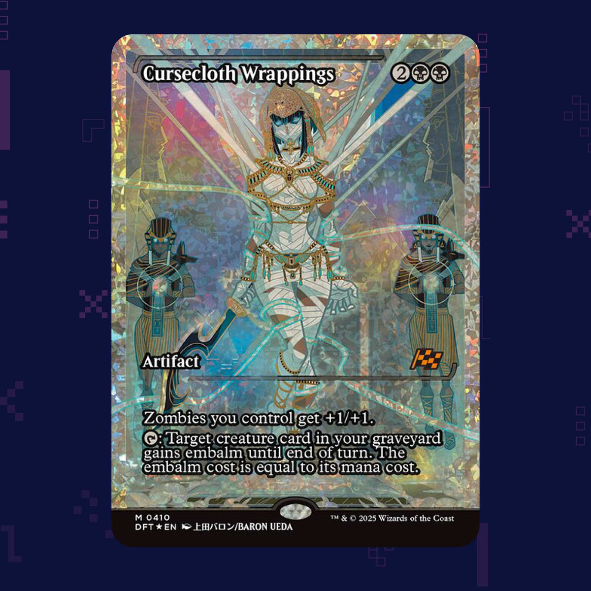 Magic: The Gathering - Cursecloth Wrappings DFT (0410) Foil