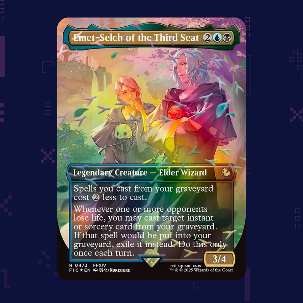 Magic: The Gathering - Emet-Selch of the Third Seat FIC (0473) Foil