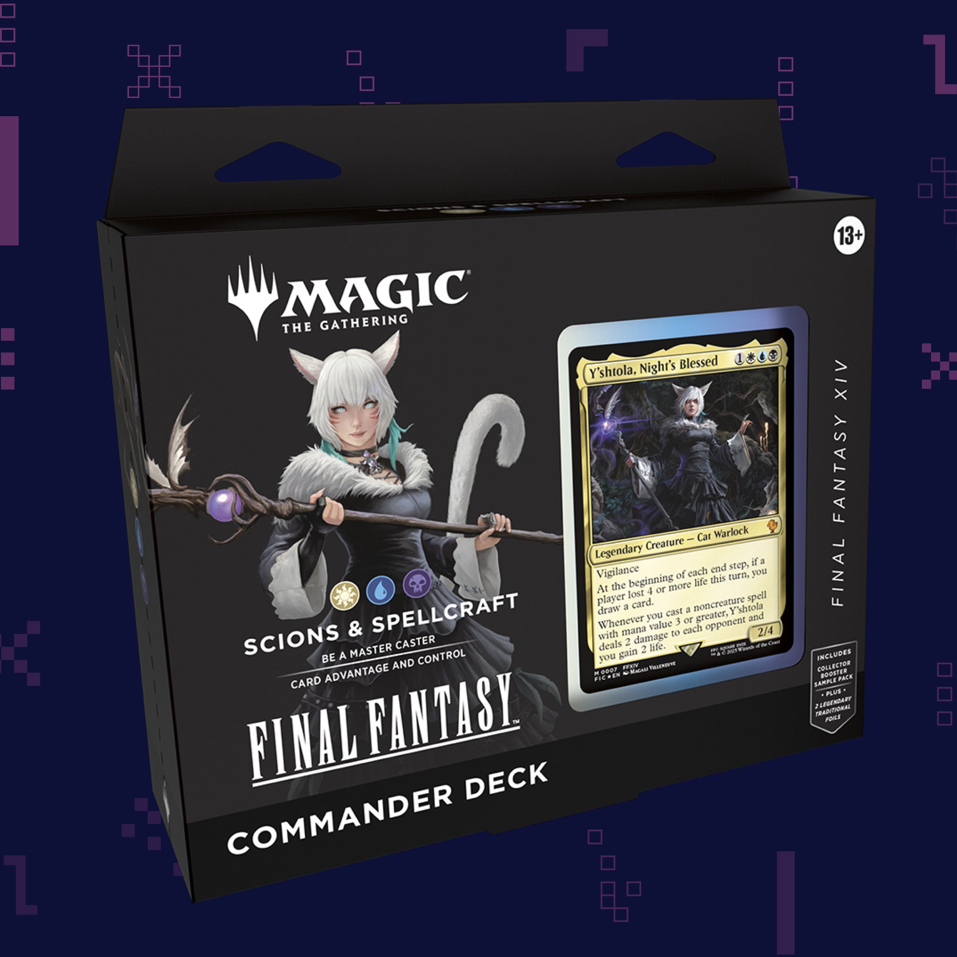 mtg final fantasy commander deck scions & spellcraft Magic: The Gathering - Standard-Sized Sleeves They contain a little Options:Starter Kit (60 card deck x 2) Servant of the Exalted