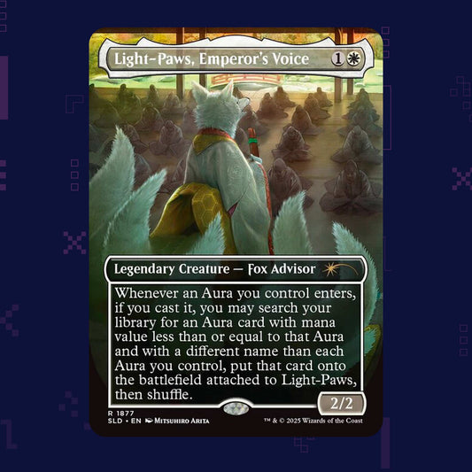 Magic: The Gathering - Light-Paws, Emperor's Voice SLD (1877) Foil