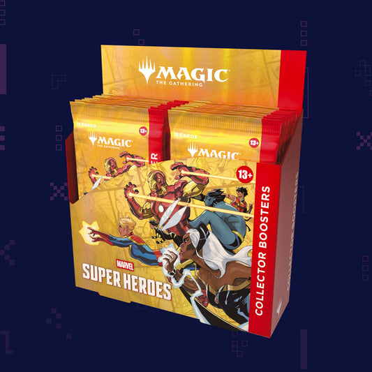 Magic: The Gathering - Marvel Super Heroes Collector Booster Box (12 Count)
