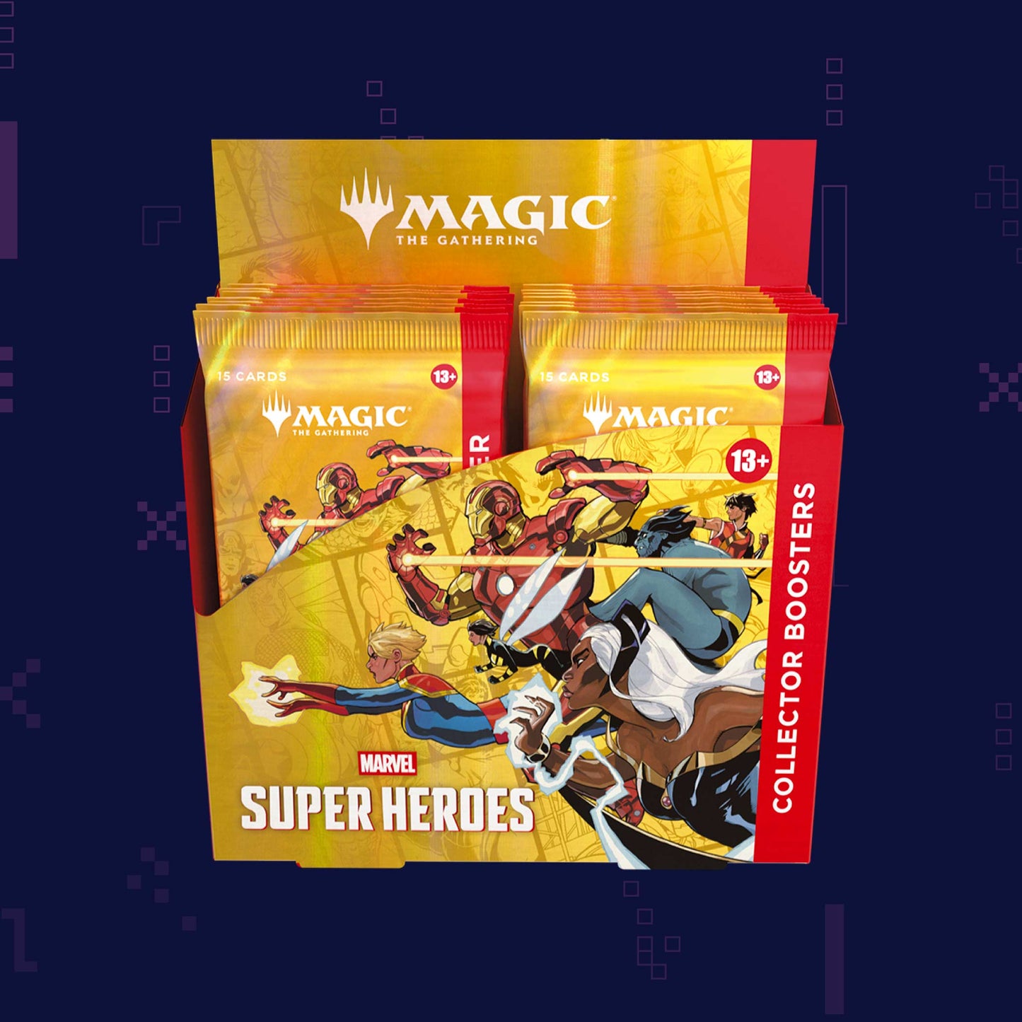 Magic: The Gathering - Marvel Super Heroes Collector Booster Box (12 Count)
