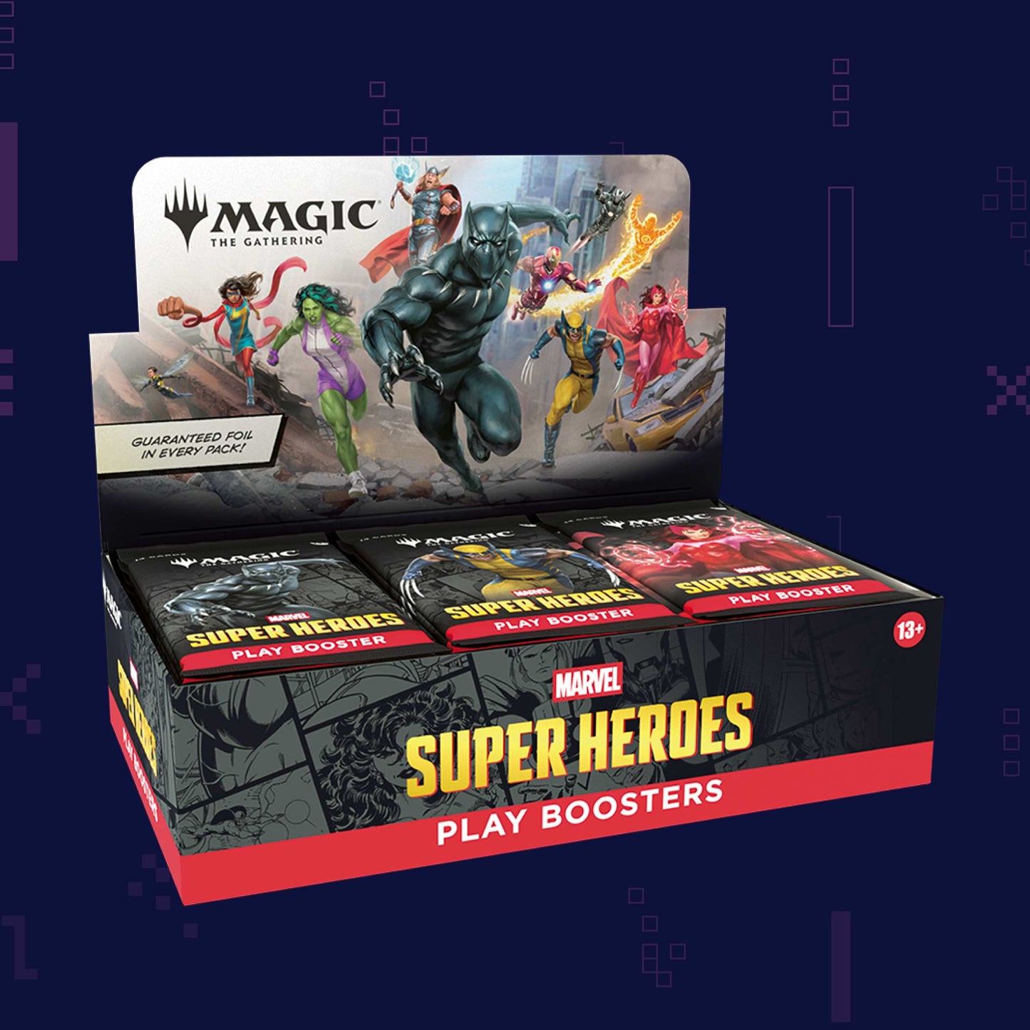 Magic: The Gathering - Marvel Super Heroes Play Booster Box (30 Count)