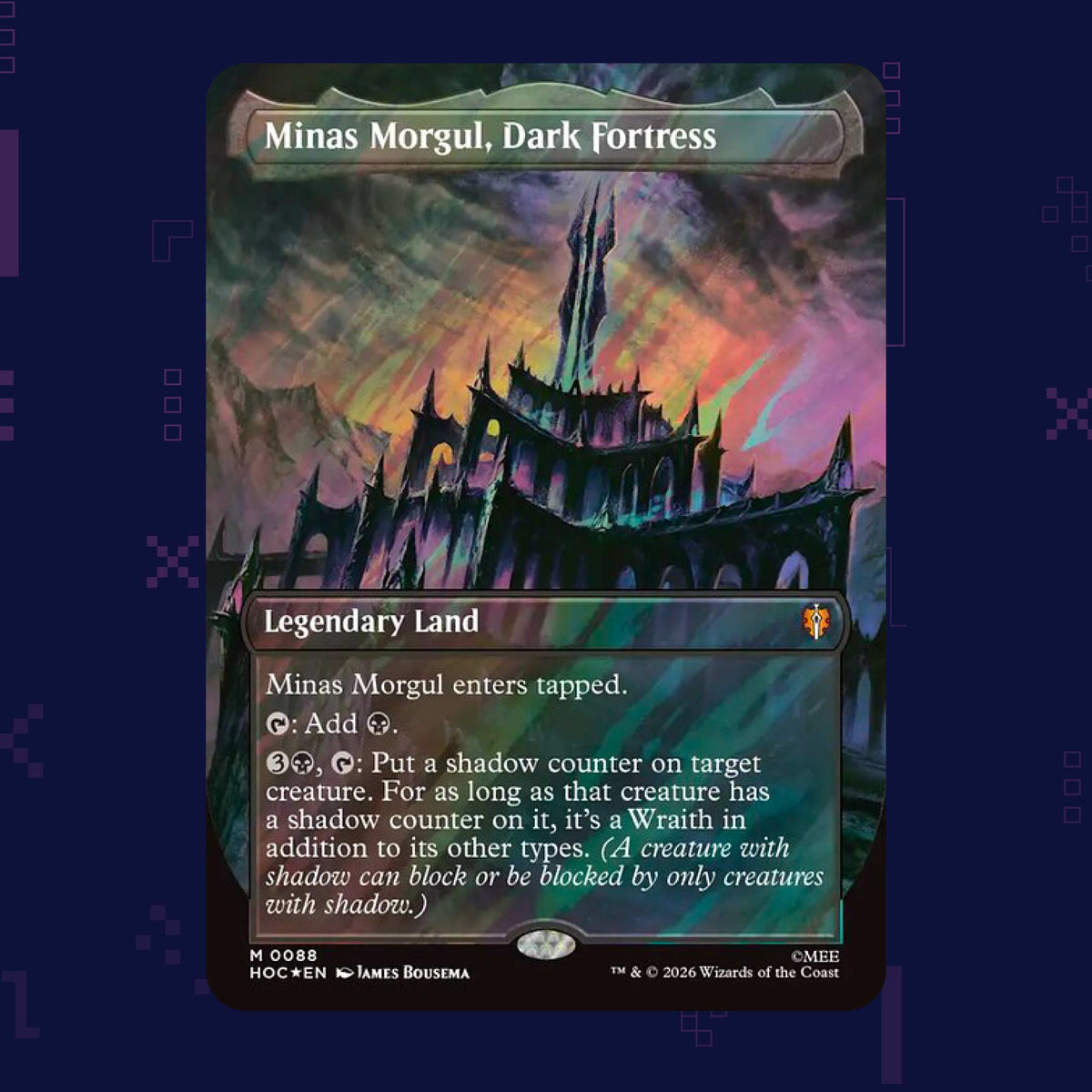 Magic: The Gathering - Minas Morgul, Dark Fortress HOC (0088) Surge Foil