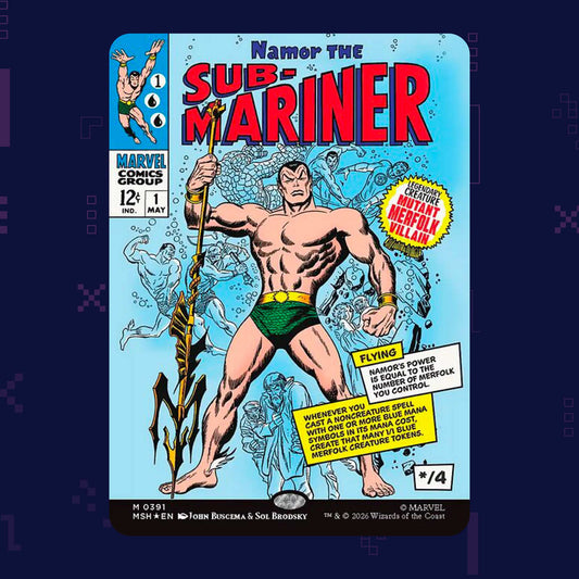 Magic: The Gathering - Namor the Sub-Mariner MSH (0391) Foil