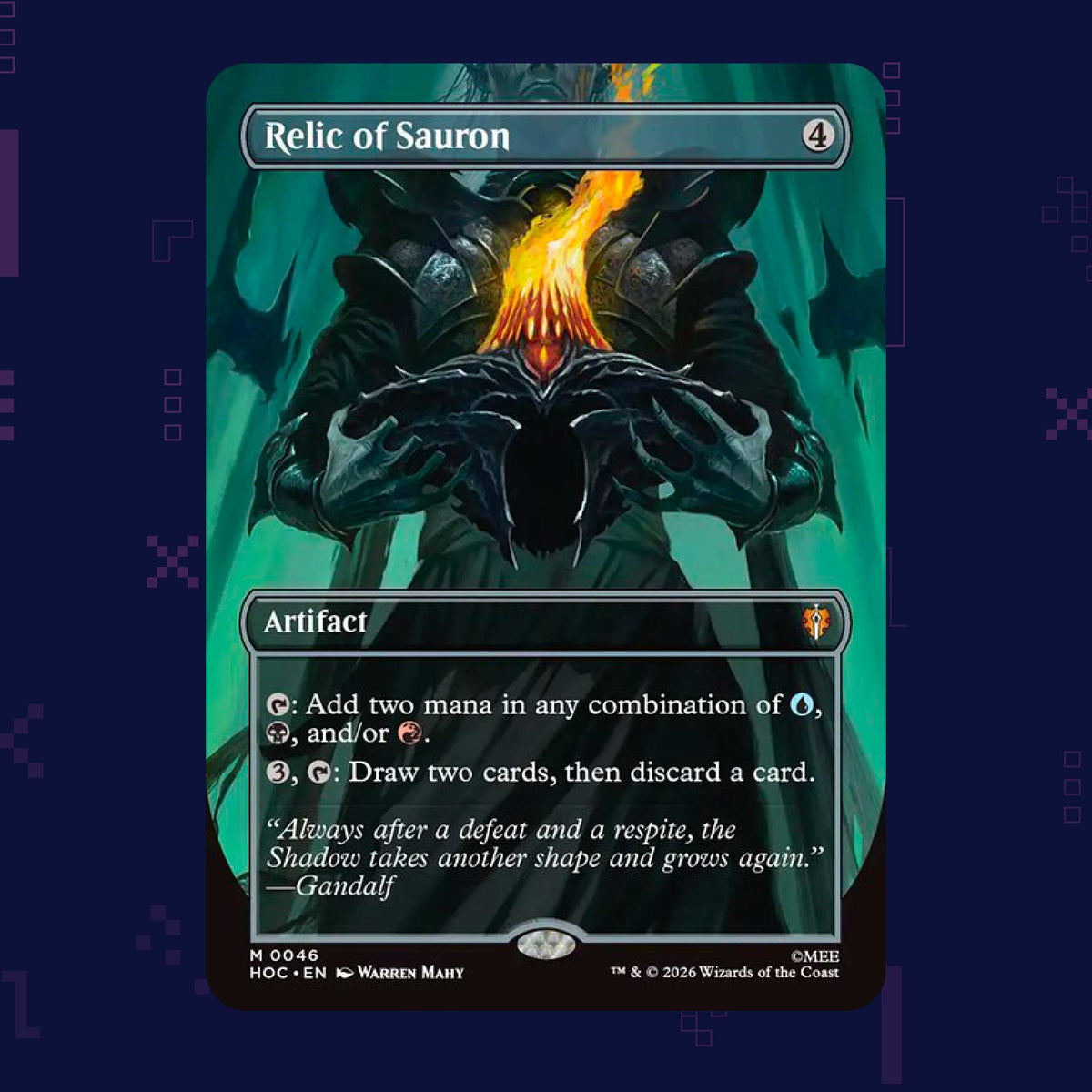Magic: The Gathering - Relic of Sauron HOC (0046) Foil
