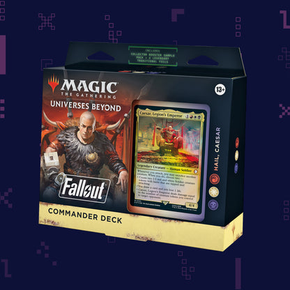 Magic: The Gathering - Universes Beyond: Fallout - Commander Deck - Hail, Caesar + Secret Lair x Fallout®: Beyond Vault 33 Bundle