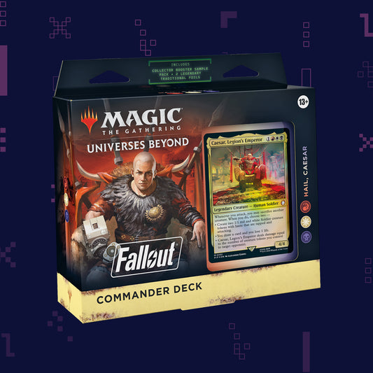 Magic: The Gathering - Universes Beyond: Fallout - Commander Deck - Hail, Caesar + Secret Lair x Fallout®: Beyond Vault 33 Bundle
