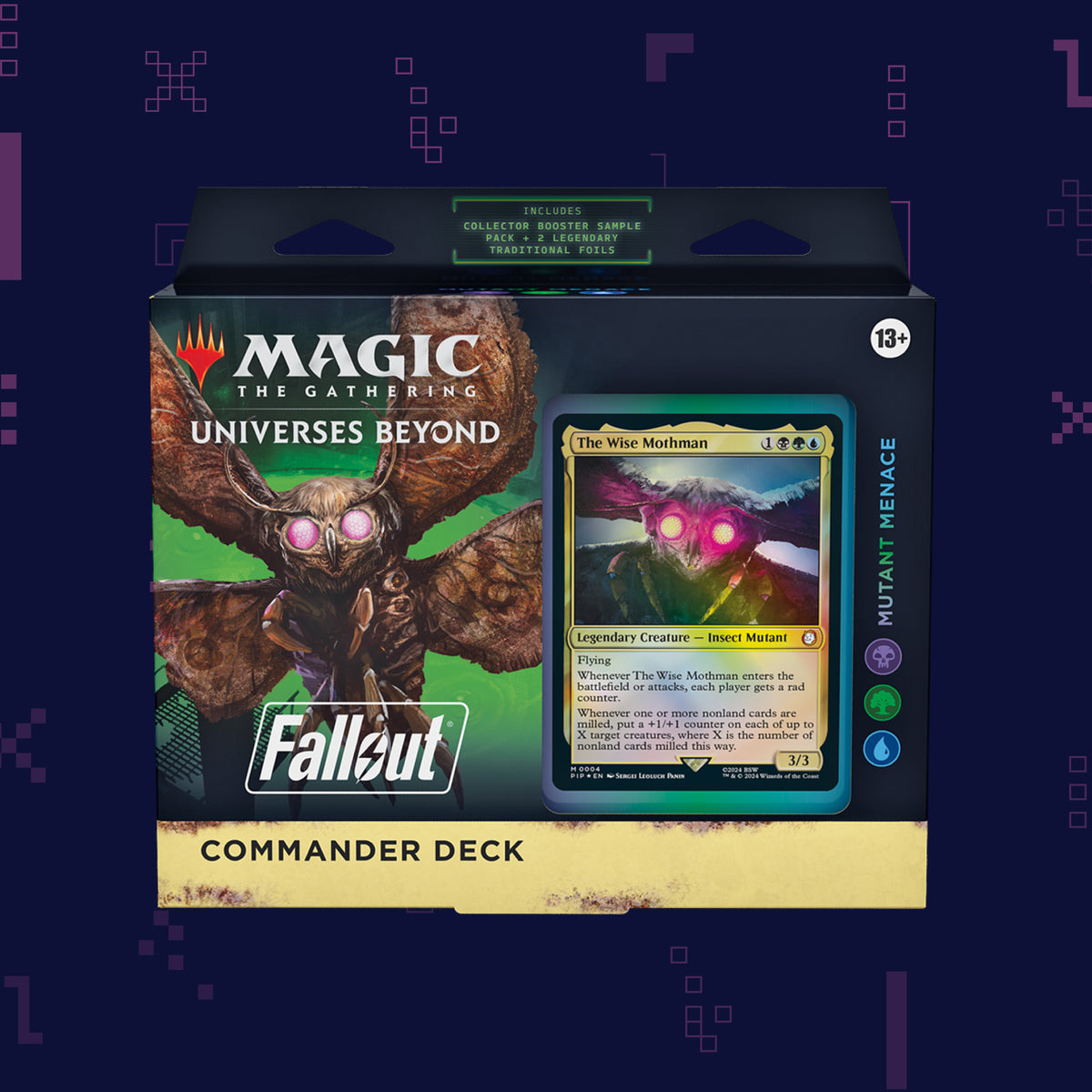 Magic: The Gathering - Universes Beyond: Fallout - Commander Deck - Mutant Menace + Secret Lair x Fallout®: Beyond Vault 33 Bundle