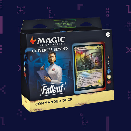 Magic: The Gathering - Universes Beyond: Fallout - Commander Deck - Science! + Secret Lair x Fallout®: Beyond Vault 33 Bundle