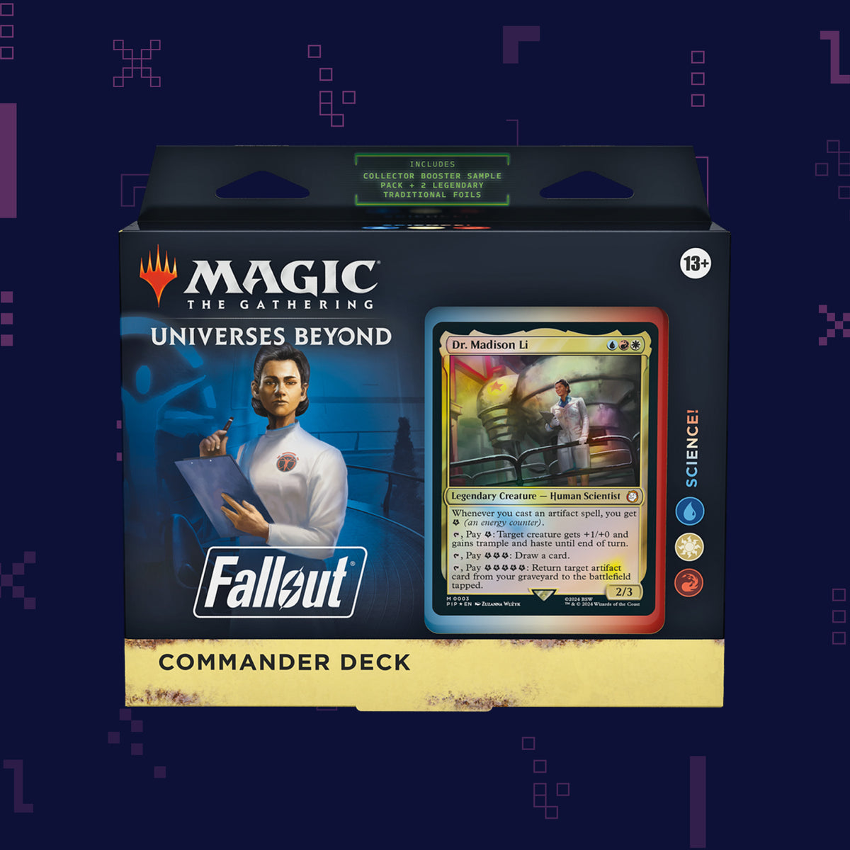 Magic: The Gathering - Universes Beyond: Fallout - Commander Deck - Science! + Secret Lair x Fallout®: Beyond Vault 33 Bundle